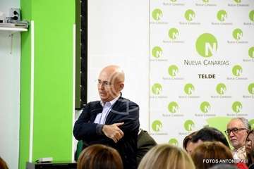 Asamblea de Nueva Canarias de esta tarde en Telde (foto Antonio Alí)